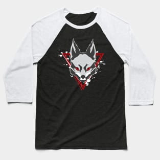 Japanese Fox Art Baseball T-Shirt